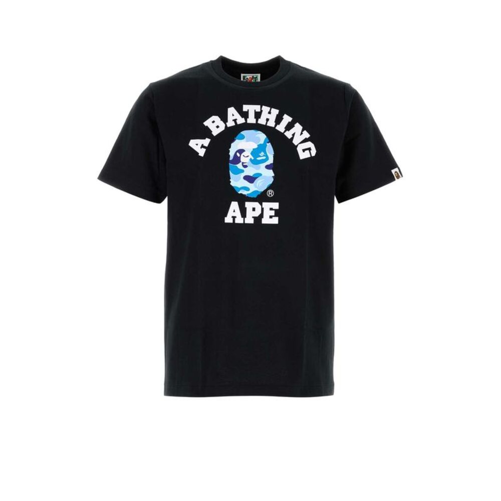 Bape Men Slate Cotton Abc Camo Collage T-Shirt